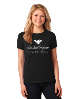 Running on Coffee and Kindness T - Black