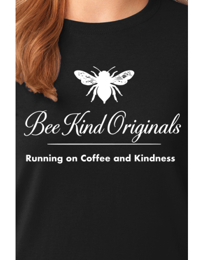 Running on Coffee and Kindness T - Black