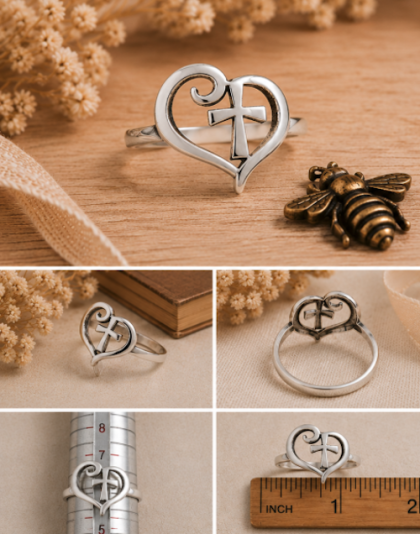 Cute Heart Cross